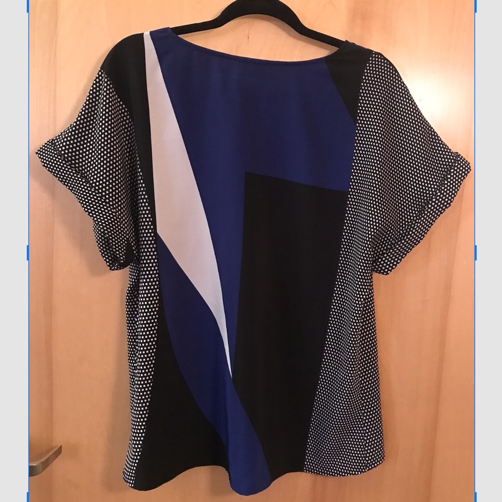 Funky Abstract Patterned Blouse